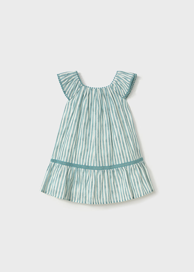 Emerald Striped Dress 12m