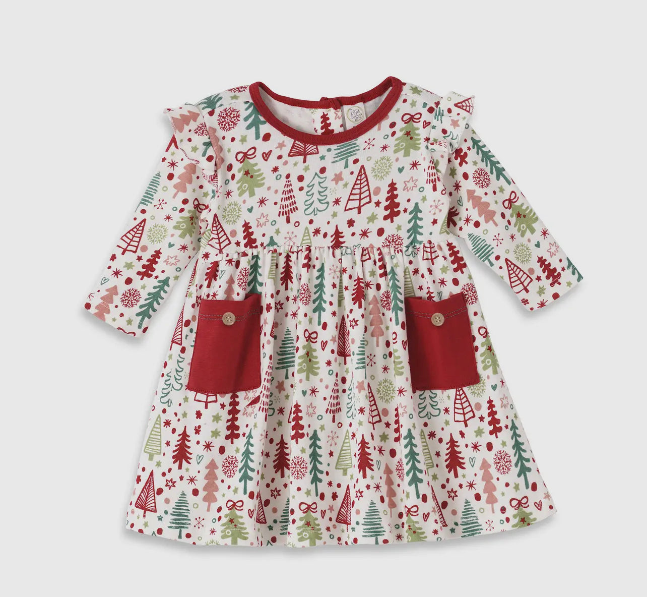 Cozy Christmas Bamboo Dress 4T Cozy Christmas Bamboo Dress 4T