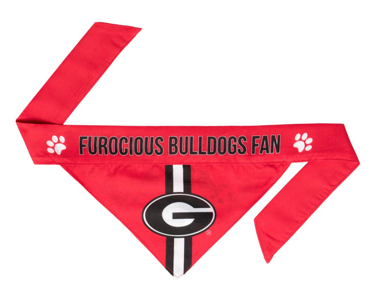 NCAA Dog Bandana - Georgia Bulldogs Reversible PET Bandana. 2