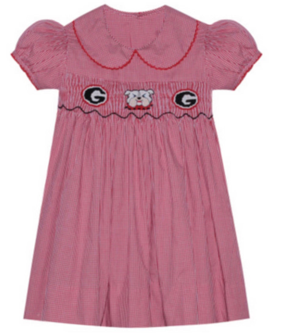 Uga smocked clearance dress