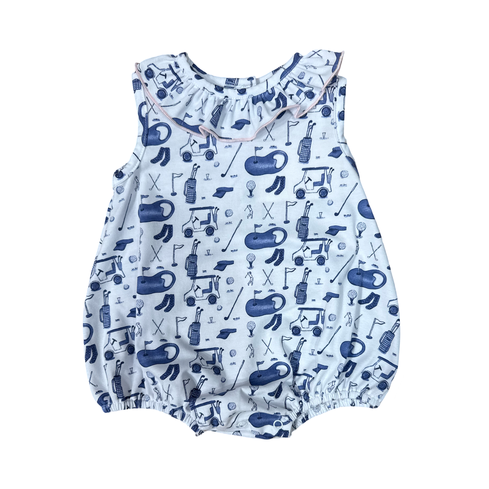 Banana Split Tee Time Girls Bubble – Beaus Babes Boutique