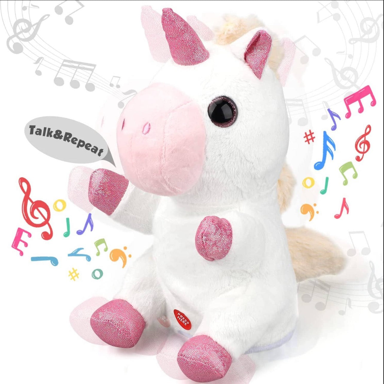 Talk back pet sales unicorn