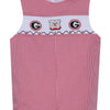 Southern Saturday Red&Black Smocked Bulldog Shortall