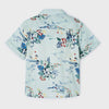 Mayoral Boys Short Sleeve Palm Print Button Down Shirt | Botanico