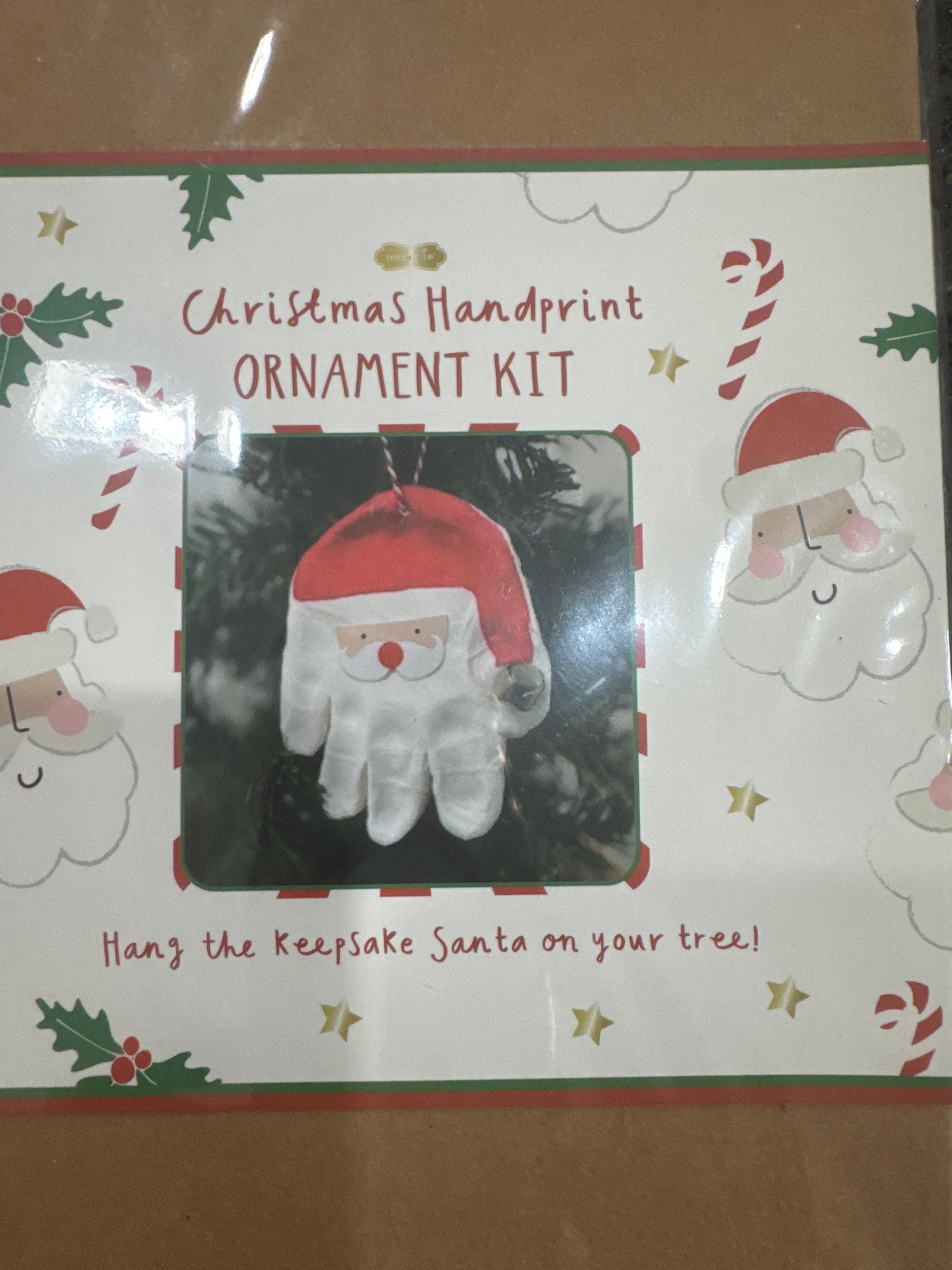 Christmas Handprint Ornament Kit