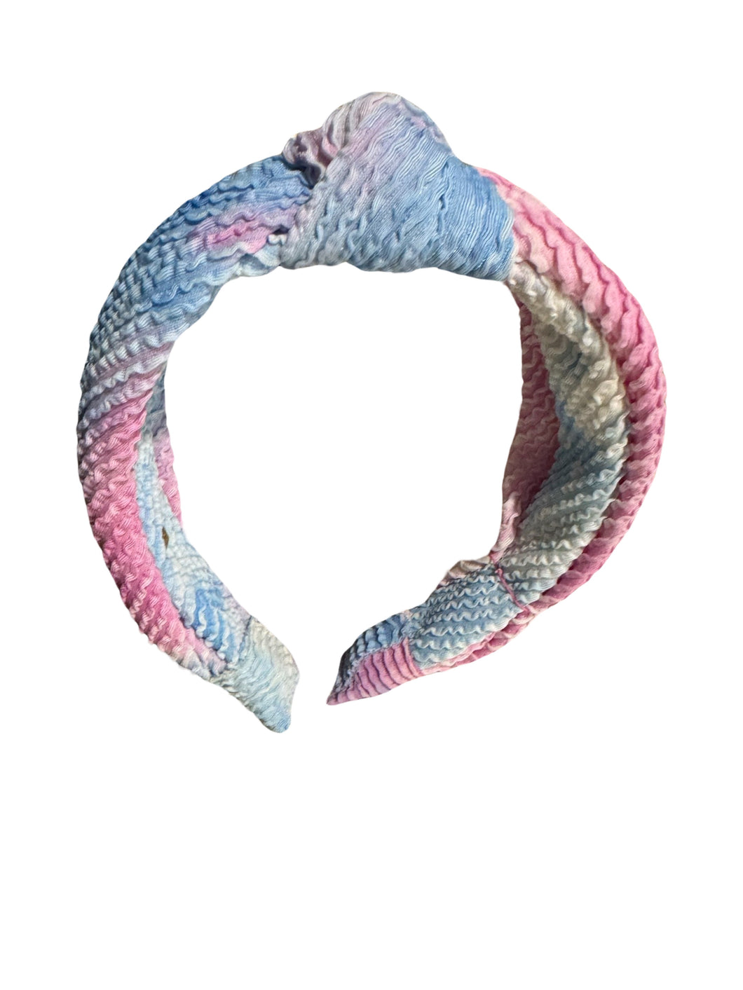 Bari Lynn Soft Crinkle Tie Dye Know Headband-Pastel