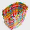 Bari Lynn Rainbow Woven Gummy Bear Handle Bag