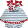 Banana Split Bulldogs Girls Bloomer Set