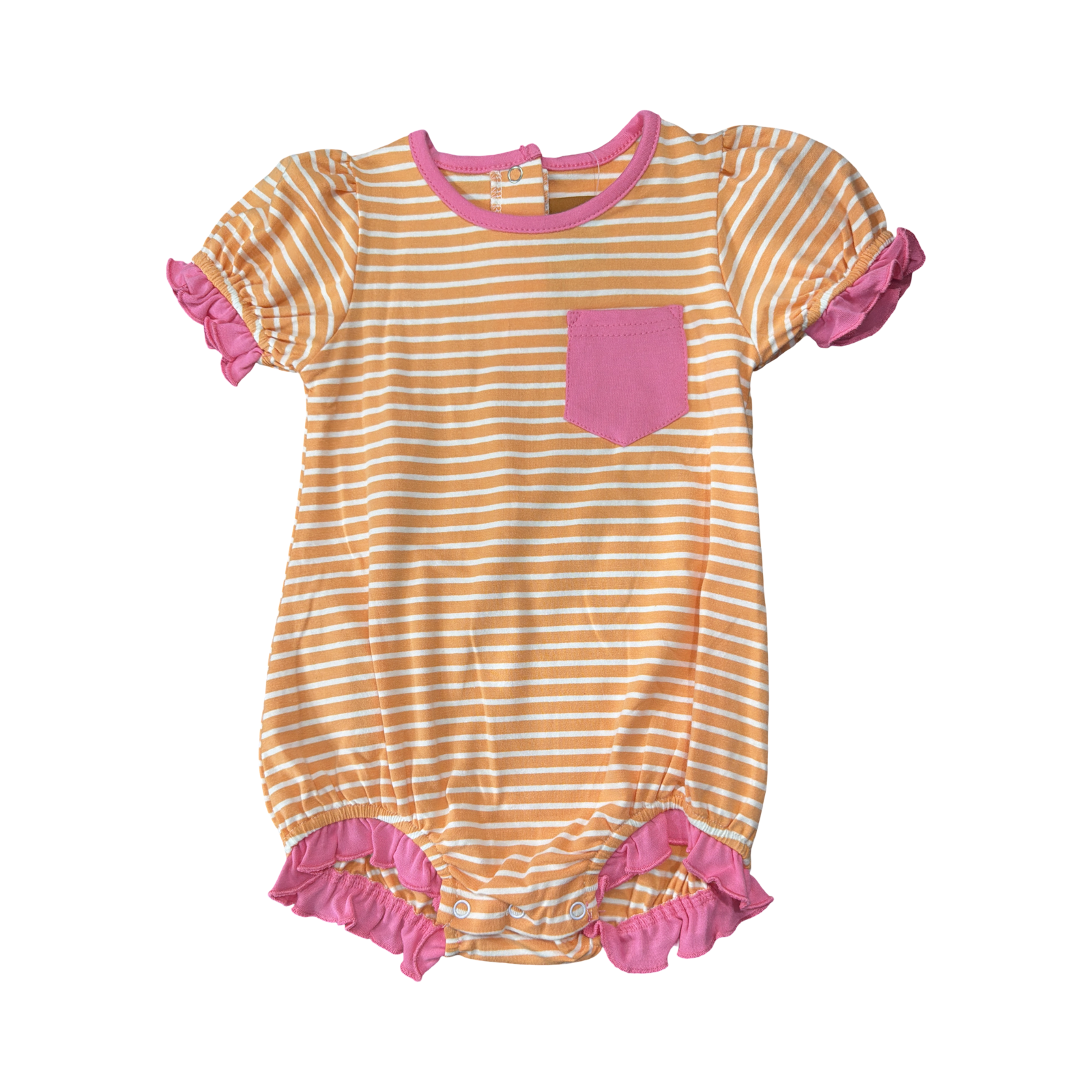 Millie Jay SS Paisley Bubble- Pink/ Orange