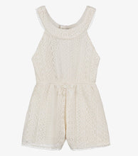 Load image into Gallery viewer, Mayoral Girls Ivory Lace Playsuit
