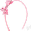 Medium Glitter Grossgrain Stacked Bow tie Headband