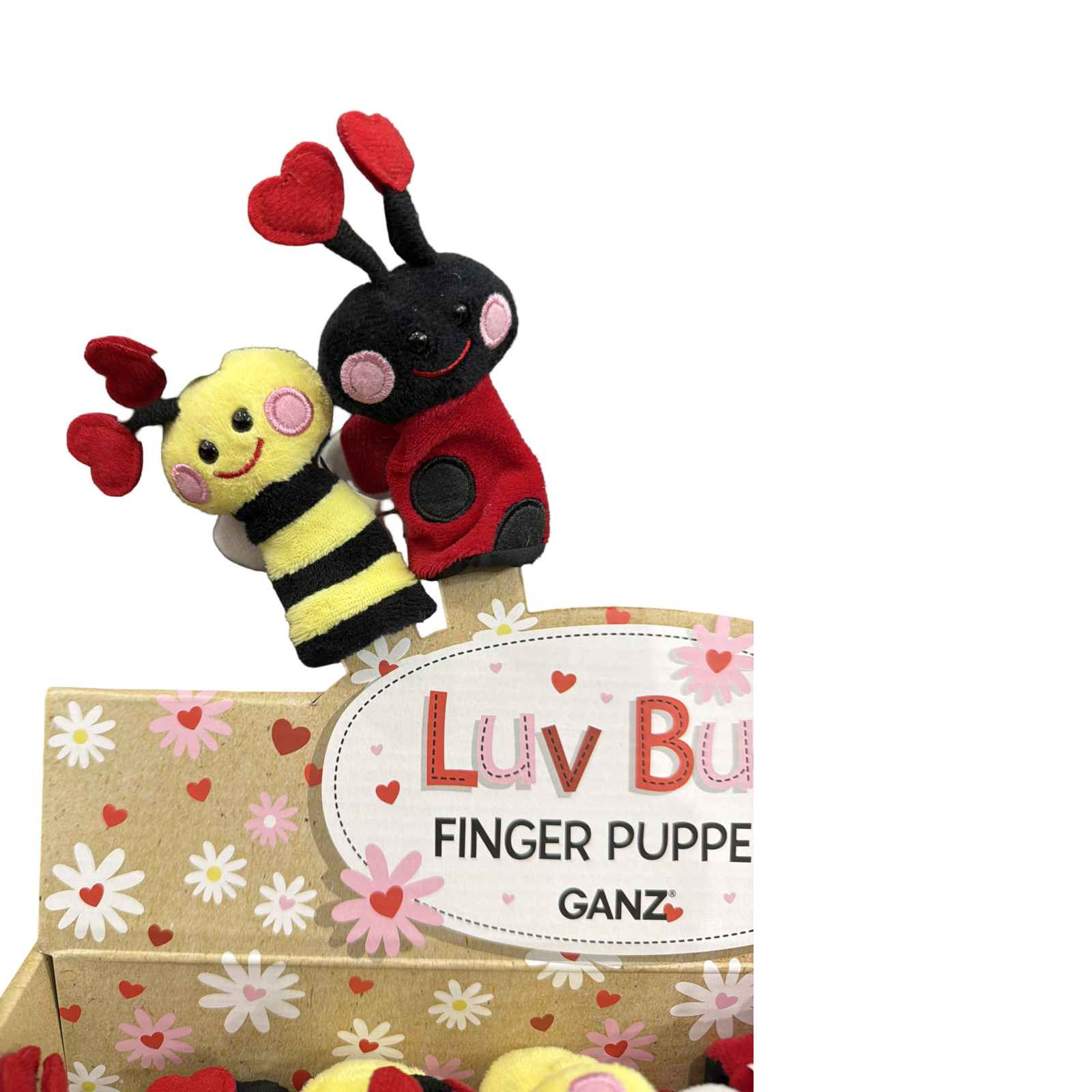 Luv Bug Finger Puppets 4.5 inch