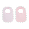 Mudpie Pink Scallop Bib