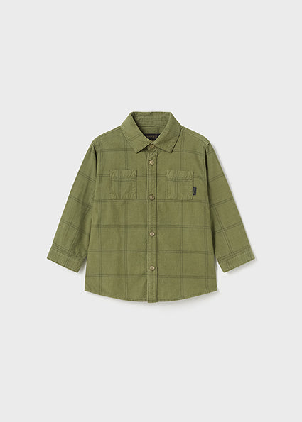 Mayoral L/S Corduroy Overshirt Army Green