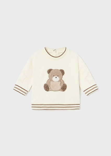 Mayoral Bear Applique Sweater
