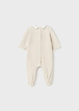 Load image into Gallery viewer, Mayoral velour Airplane Applique Footed Onsie
