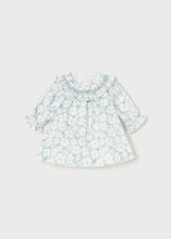 Load image into Gallery viewer, Mayoral Velvet Dress Floral Print
