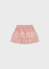 Load image into Gallery viewer, Mayoral Pleated Suede Skirt-Blush
