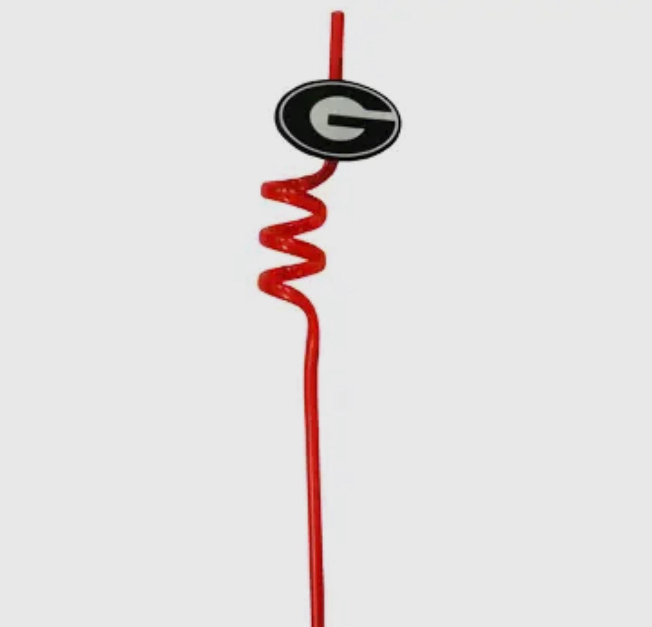 Georgia Bulldogs Crazy Straw