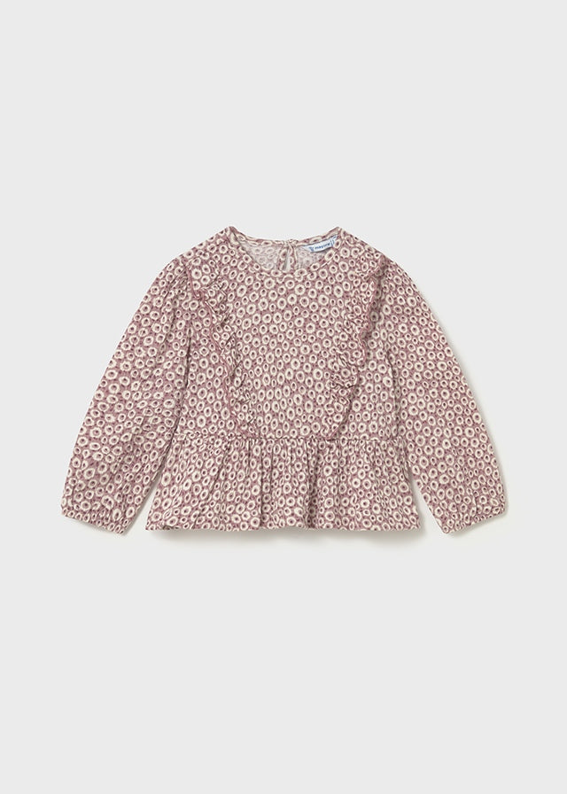 Mayoral Floral Print Top