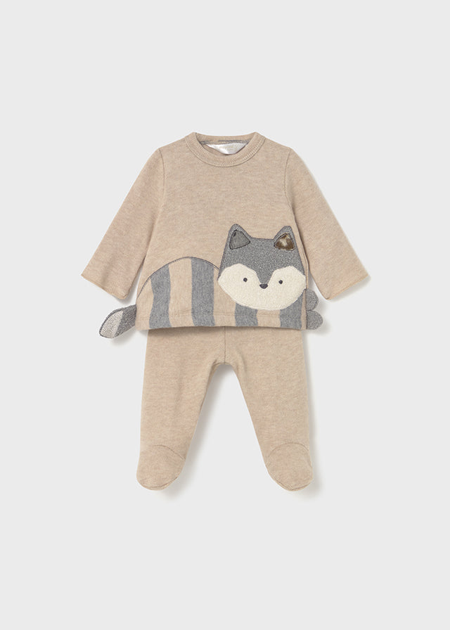 Fox 2 Piece Leg Warmer Set W/ Fox Applique