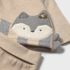 Fox 2 Piece Leg Warmer Set W/ Fox Applique