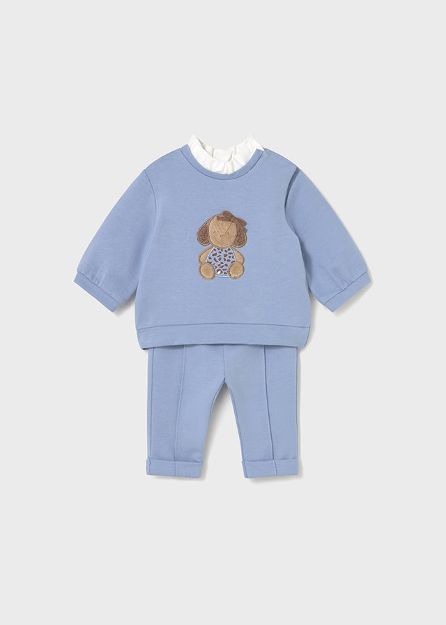 Puppy Applique Jogger Set