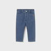 Denim Blue Jeans w/ Adjustable Waistband