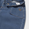 Denim Blue Jeans w/ Adjustable Waistband