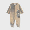 Velour Snap Long All w/ Fox Applique
