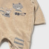 Velour Snap Long All w/ Fox Applique