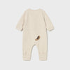 Puppy Applique Button Up Long all