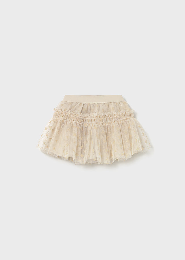 Tulle Skirt with Bows
