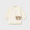 Long Sleeve Fleece Dressw/Bear purse