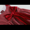 Lil Cactus Red Plaid Bow Santa Dress