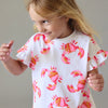 Girl's Crab Print Tee