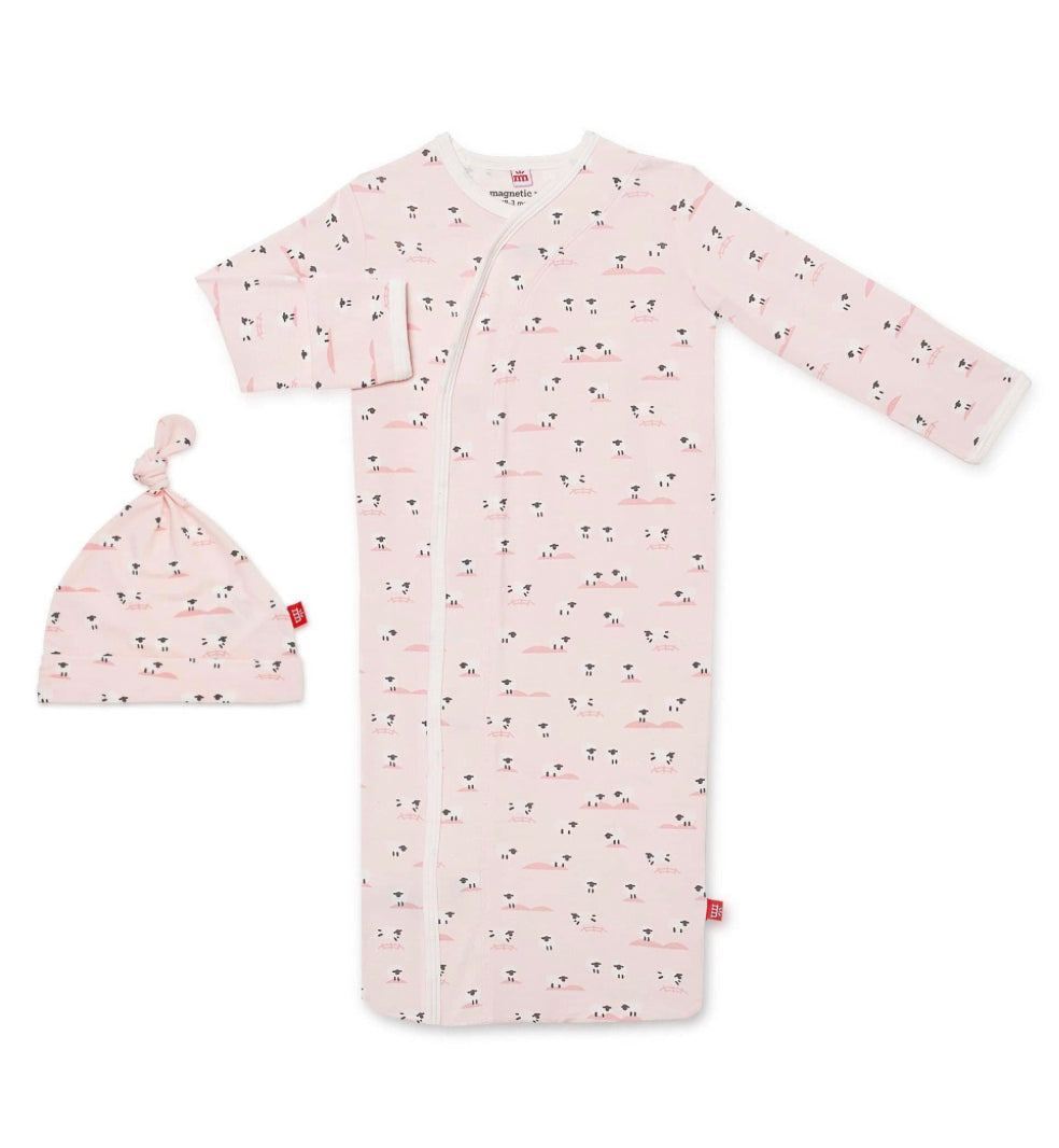 Magnetic Me Baa Baa Baby Gown And Hat Set