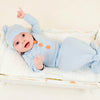 Baby Blue Infant Knot  Gown