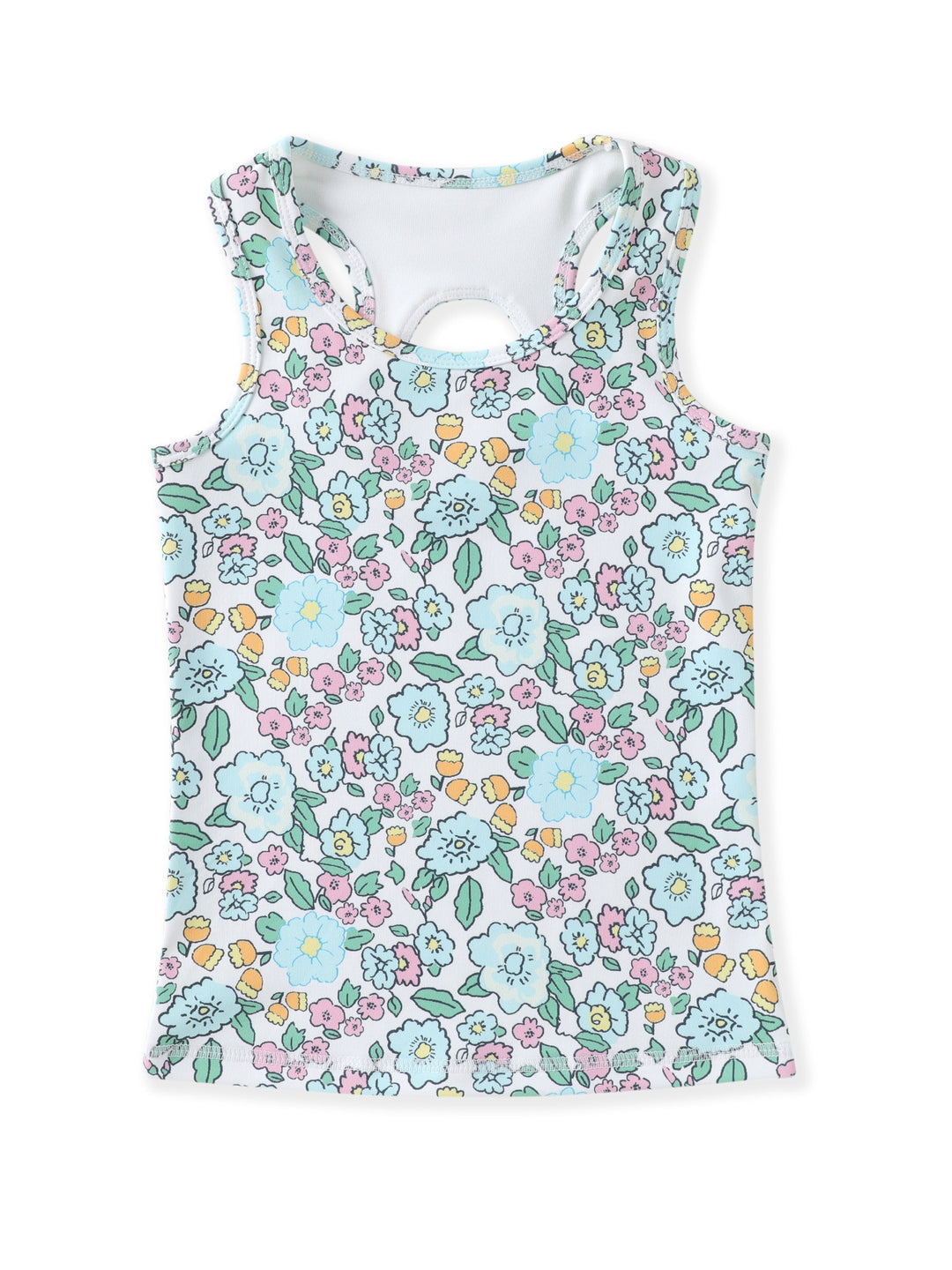 Aqua Bloom Active Wear Top