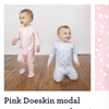 Magnetic Me Pink Doeskin Modal Footie