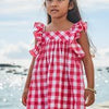 Girls Peony Gingham Dress