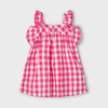 Girls Peony Gingham Dress