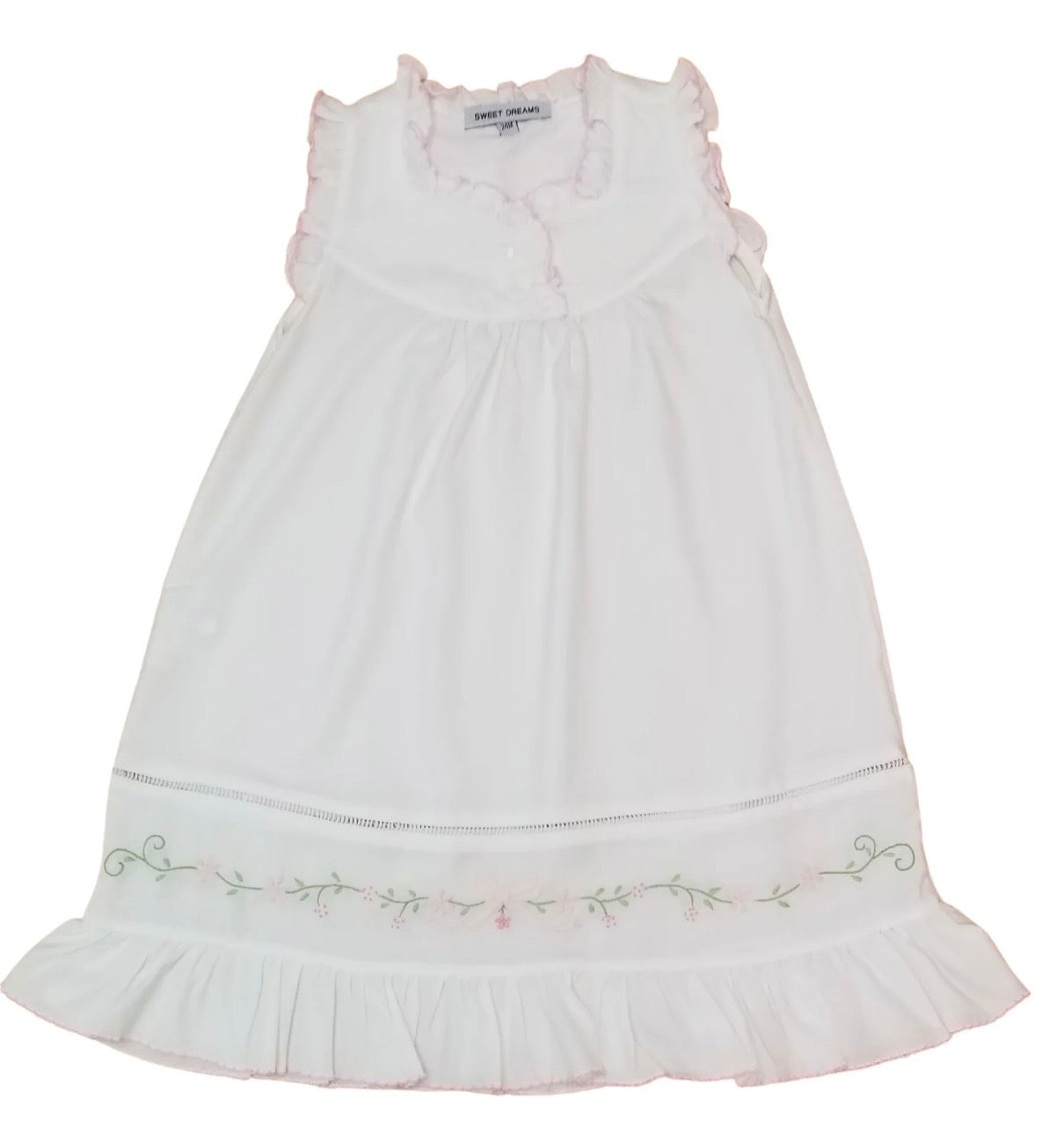 Sweet Dreams White Spring Garden Bow Gown