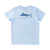 KID'S COTTON SHORT SLEEVE T-SHIRT - ATLANTIC
WHITE MARLIN ART