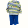 Squiggles Dinosaur Appliqué Pant Set