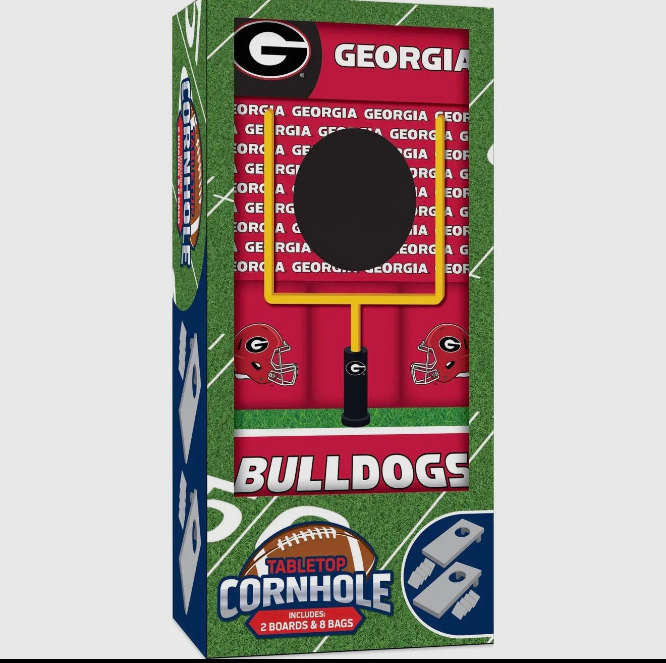 Georgia Bulldog Table Top Cornhole Boards