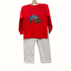 Squiggles Monster Truck Appliqué Pant Set