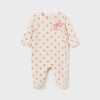 Mayoral Pink Polka Dot with Bow Footed Sleeper