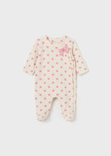 Load image into Gallery viewer, Mayoral Pink Polka Dot with Bow Footed Sleeper

