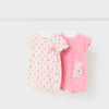 Mayoral Pink Polka Dot Romper